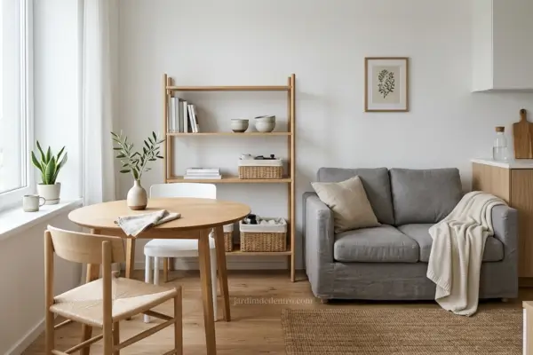 Mini resumo visual como otimizar espaço pequeno no dia a dia