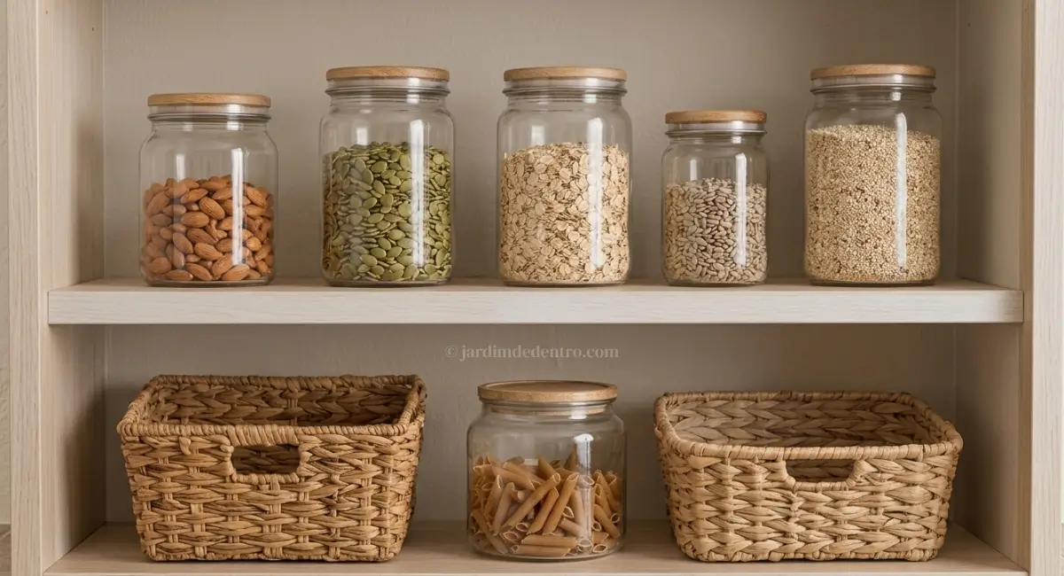 7 ideias práticas para organizar a despensa